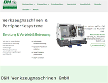 Tablet Screenshot of dh-wzm.de
